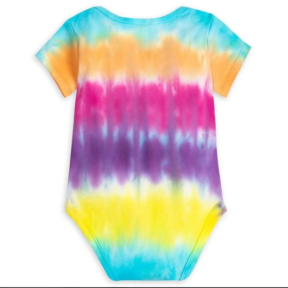 NWT Disney Baby Bodysuit Walt Disney World Mickey Mouse Tie Dye Onesie 6M